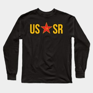 USSR, Star, Hammer and Sickle Long Sleeve T-Shirt